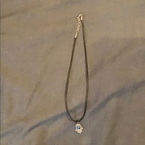 Hamsa choker necklace